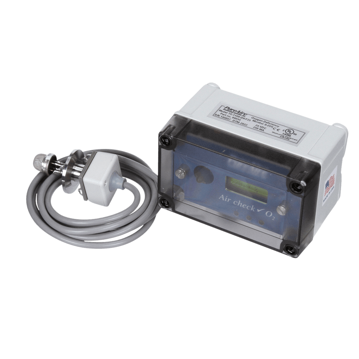 PureAire Oxygen Analyzers & Oxygen Monitors for Nitrogen Generators or Air Separation Plants