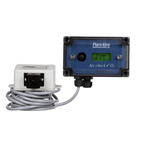 PureAire oxygen monitor with remote sensor nitrogen