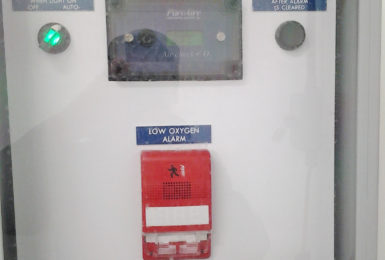Oxygen Monitor Custom enclosure, Model Air Check TX-1100DRA shown