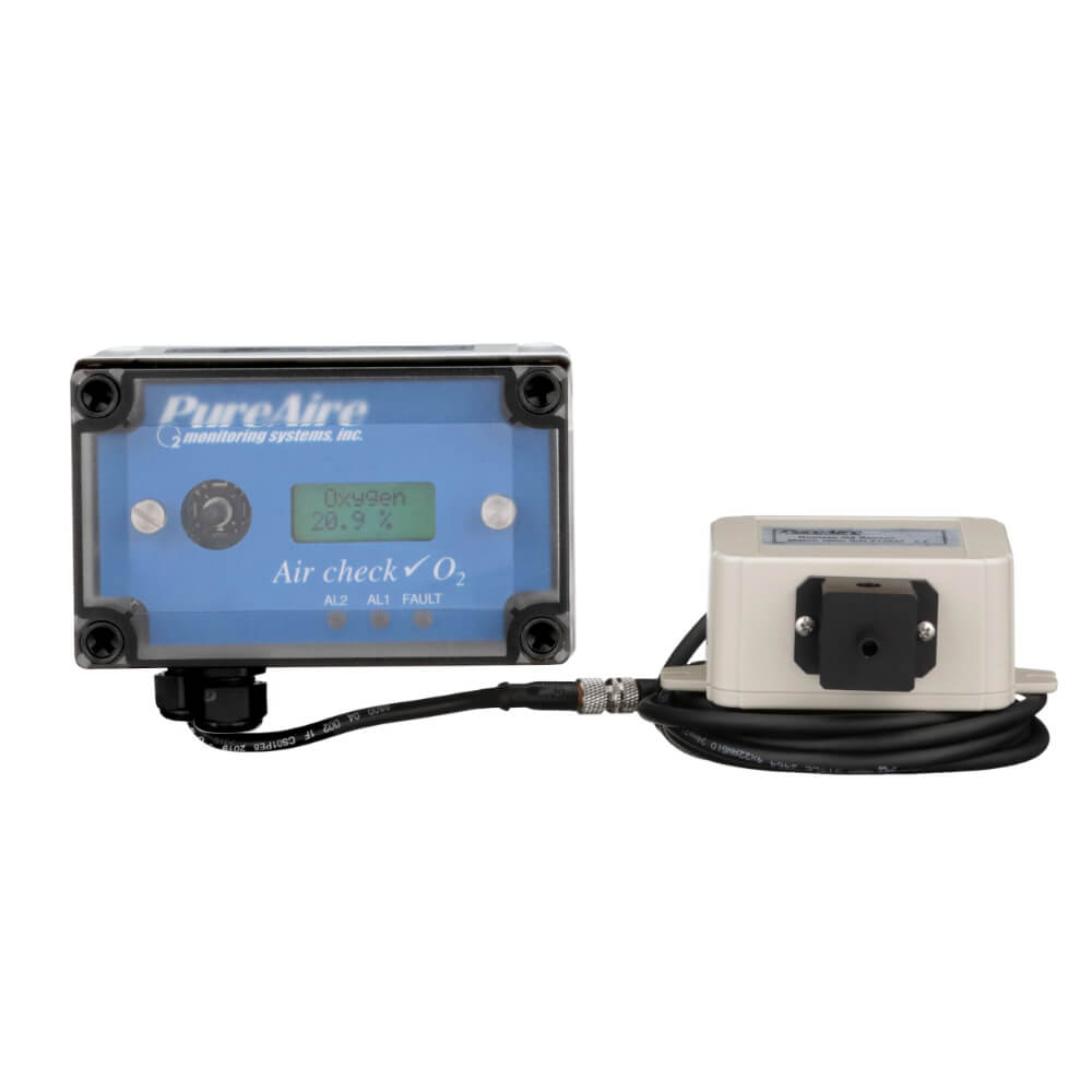 Oxygen Deficiency Monitor with Remote Oxygen Sensor - PureAire