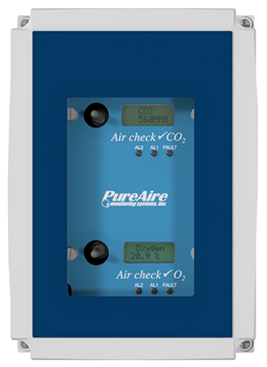 New Dual Oxygen-Carbon Dioxide Monitor - PureAire Monitoring Systems
