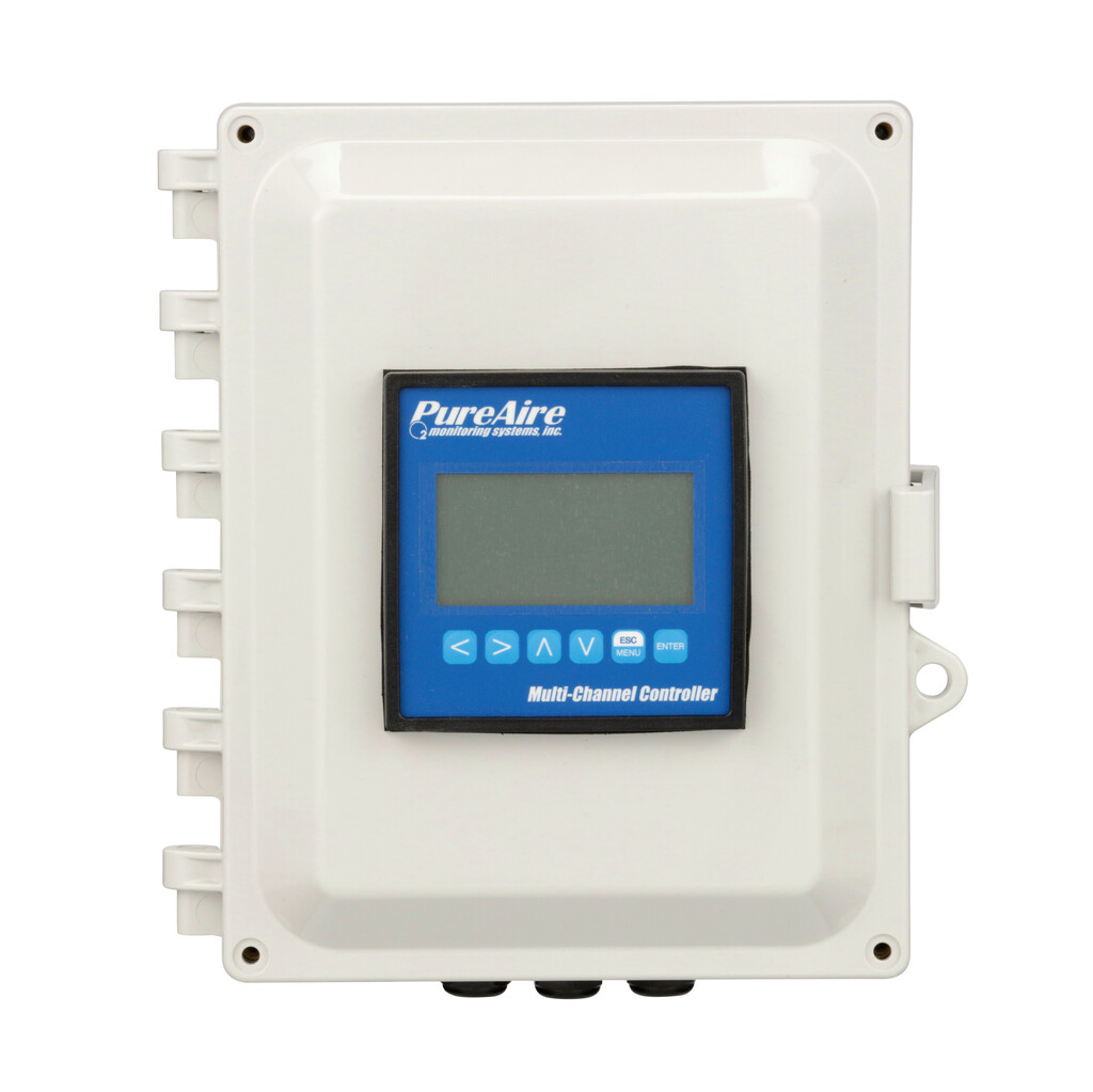 8-Channel Programmable Controller for Oxygen, Carbon Dioxide & Combustible Gas Detectors